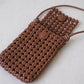 Artisan Woven Grace Pouch - Brown