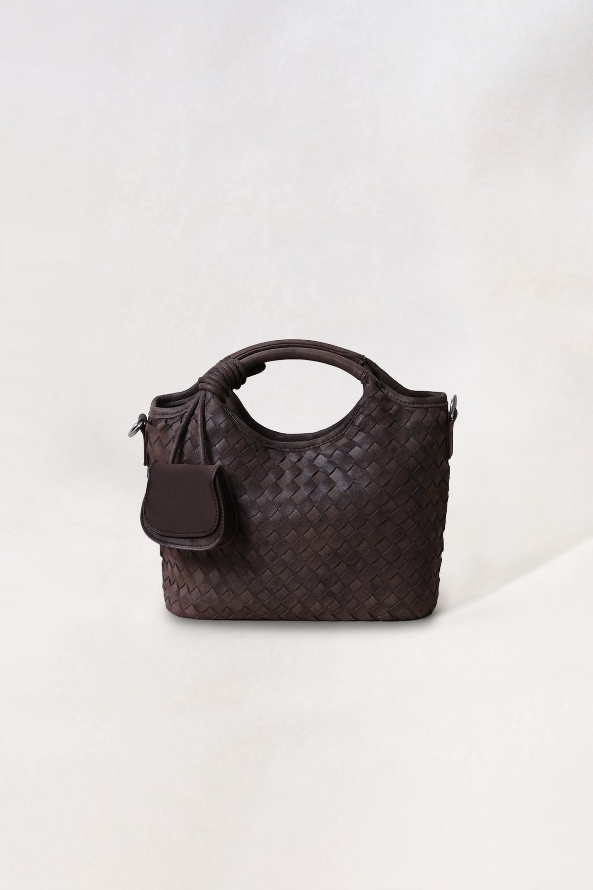 Artisan Claire Basket Bag - Coffee
