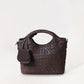 Artisan Claire Basket Bag - Coffee