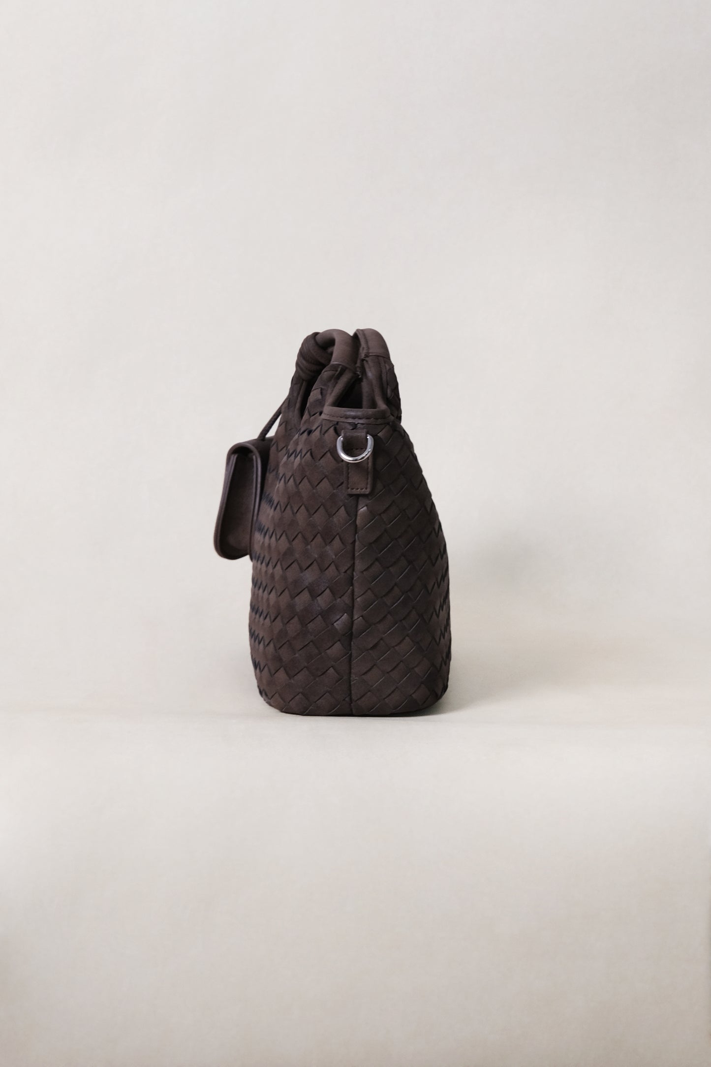 Artisan Claire Basket Bag - Coffee