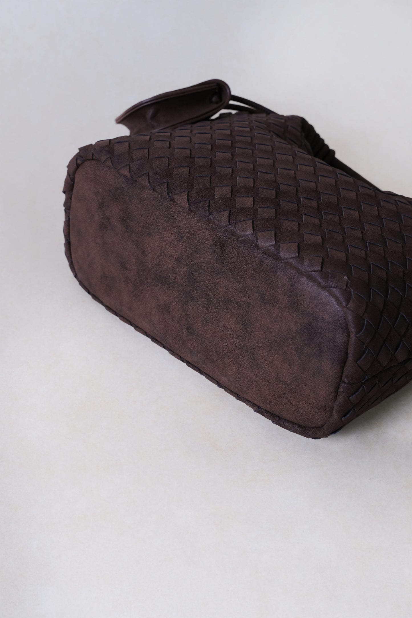 Artisan Claire Basket Bag - Coffee