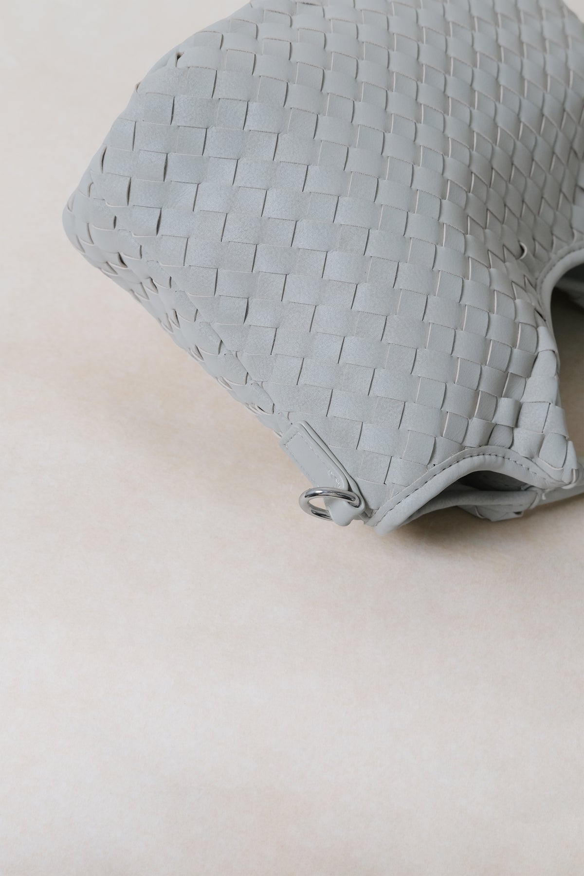 Artisan Claire Basket Bag - Stone Gray