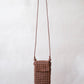 Artisan Woven Grace Pouch - Brown