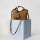 Artisan Claire Basket Bag - Apricot Yellow