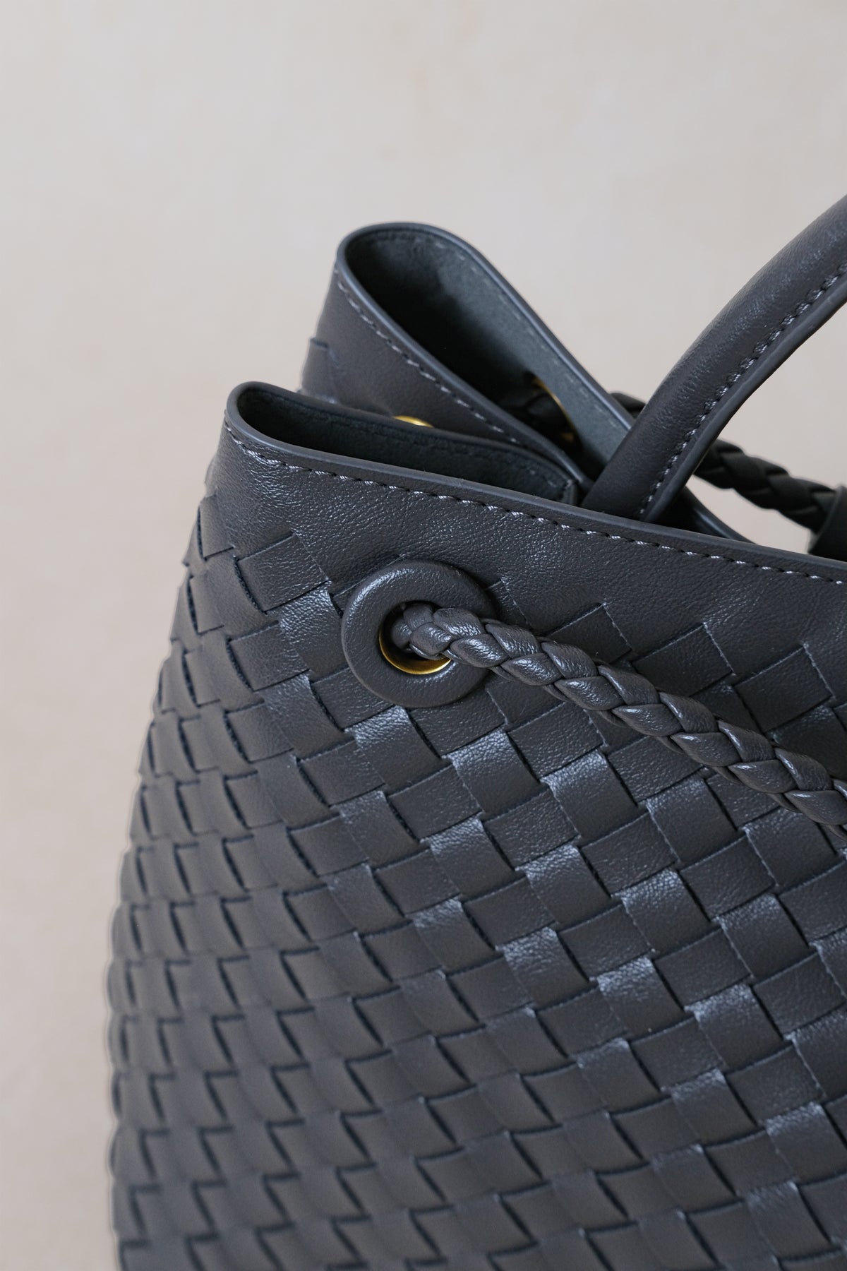 Large Artisan Grace Tote - Gunmetal Grey