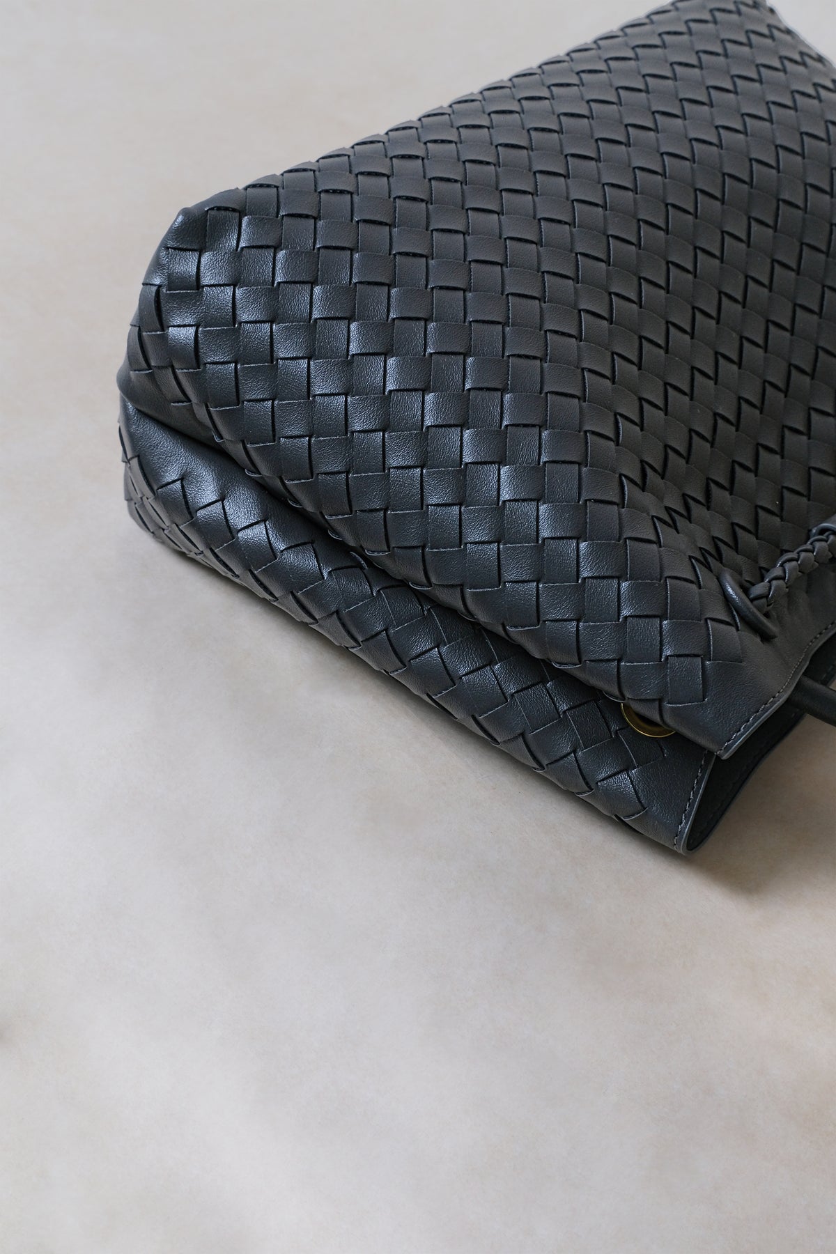 Large Artisan Grace Tote - Gunmetal Grey