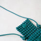 Artisan Woven Grace Pouch - Dark Green