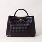Large Artisan Grace Tote - Black Currant
