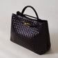 Large Artisan Grace Tote - Black Currant