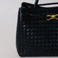 Large Artisan Grace Tote - Shinny Black