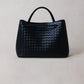 Large Artisan Grace Tote - Shinny Black