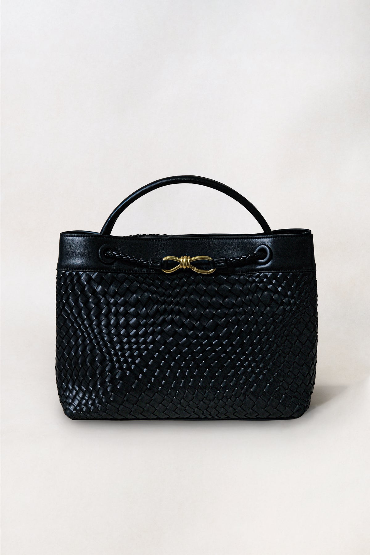 Large Artisan Grace Nouveau Tote – Shinny Black