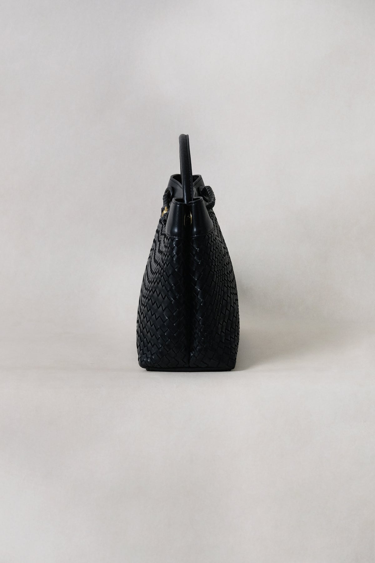 Large Artisan Grace Nouveau Tote – Shinny Black