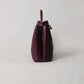 Large Artisan Grace Tote - Shinny Wine Red