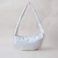 Serra Pleat Crossbody - Snow White