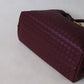 Large Artisan Grace Tote - Shinny Wine Red