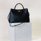 Large Artisan Grace Tote - Shinny Black