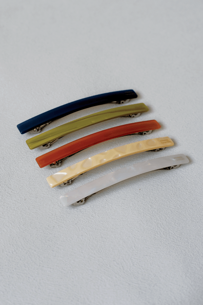 Linear Style Timeless Slim Barrette - Green