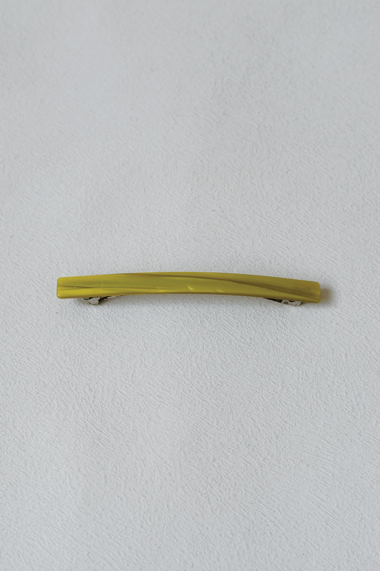 Linear Style Timeless Slim Barrette - Green