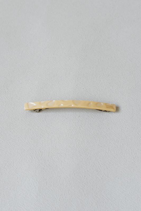 Linear Style Timeless Slim Barrette - Almond
