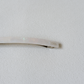 Linear Style Timeless Slim Barrette - White