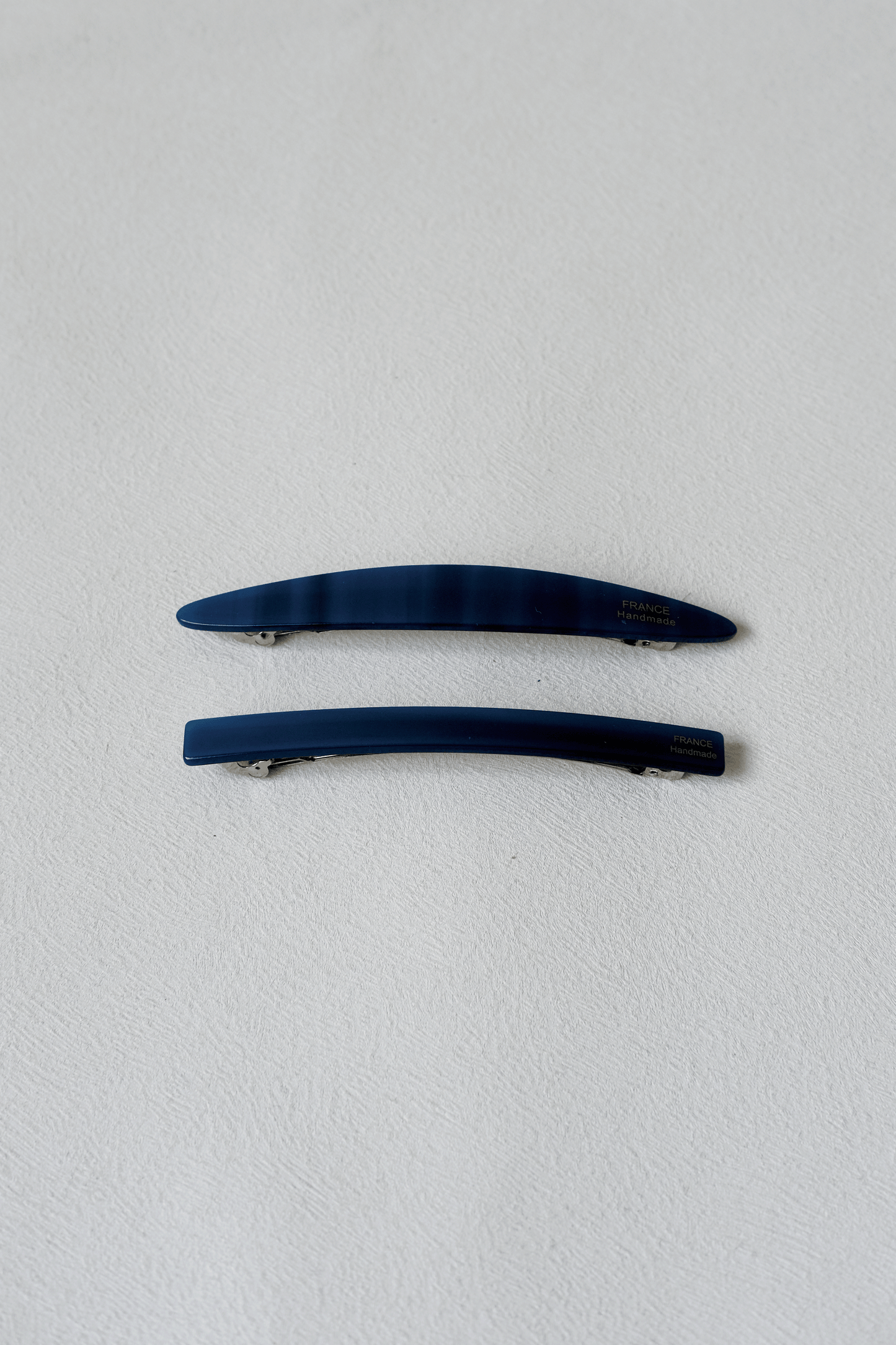 Oval Style Timeless Slim Barrette - Blue