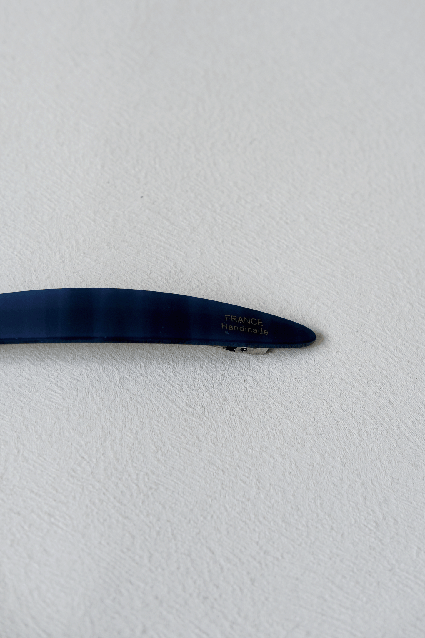 Oval Style Timeless Slim Barrette - Blue