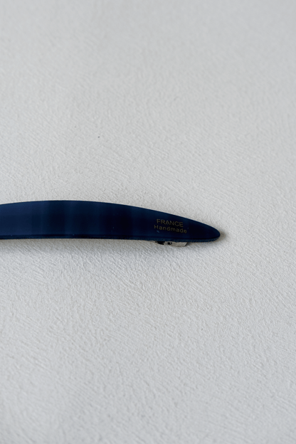 Oval Style Timeless Slim Barrette - Blue