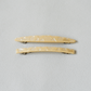 Oval Style Timeless Slim Barrette - Almond