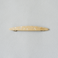 Oval Style Timeless Slim Barrette - Almond