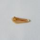 Petite Oval Barrette - Almond
