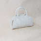 Artisan Lotus Grace Bag - White