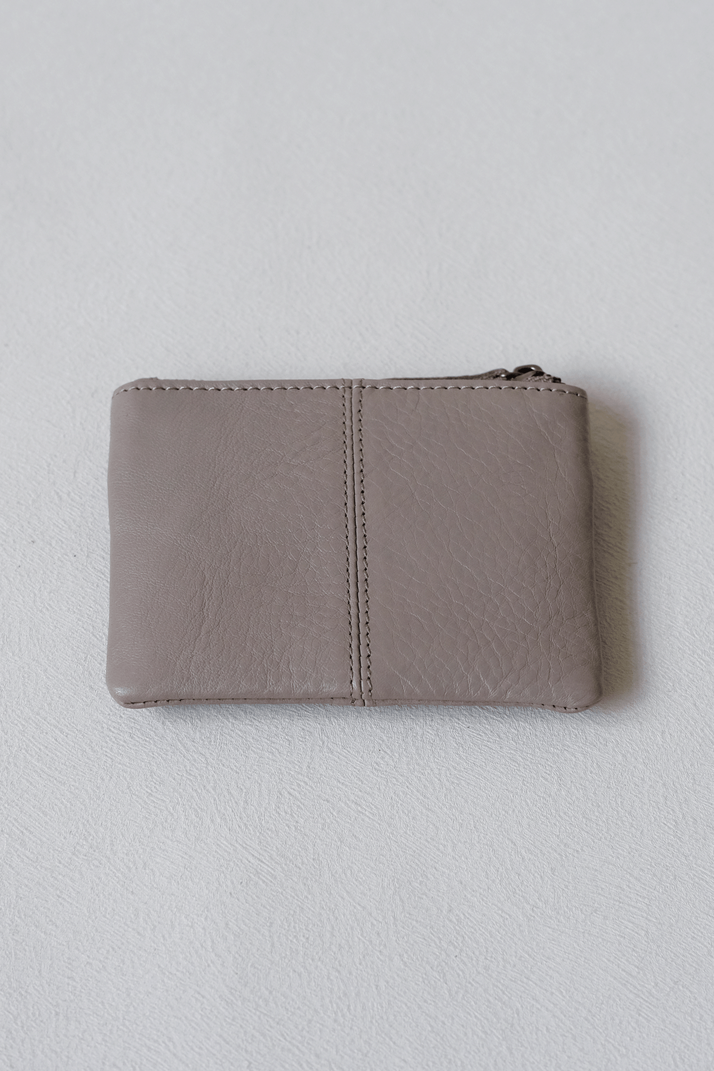Artisan Coin Wallet - Cream Grey