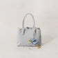 Mini Classic Flow Nylon Tote - Grey Yellow (With Charm)