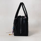 Mini Classic Flow Nylon Tote - Black Pink (With Charm)