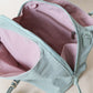 Mini Classic Flow Nylon Tote - Mint Pink (With Charm)