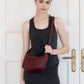 The Aurelia Satchel - Wine Red
