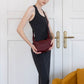 The Aurelia Satchel - Wine Red