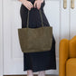 The Artisan Grande Tote - Olive Green