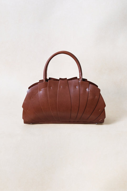 Artisan Lotus Grace Bag - Chestnut