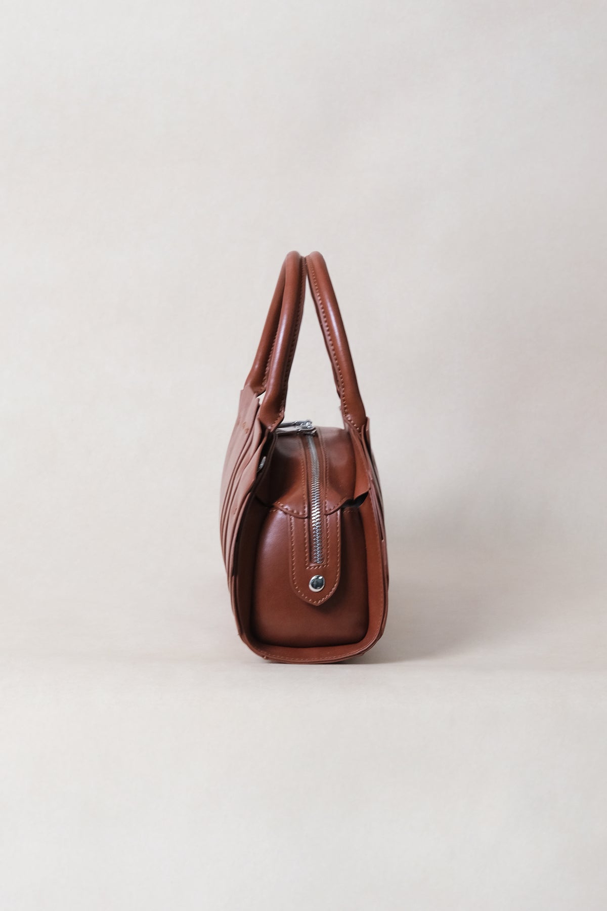 Artisan Lotus Grace Bag - Chestnut