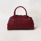Artisan Lotus Grace Bag - Wine Red