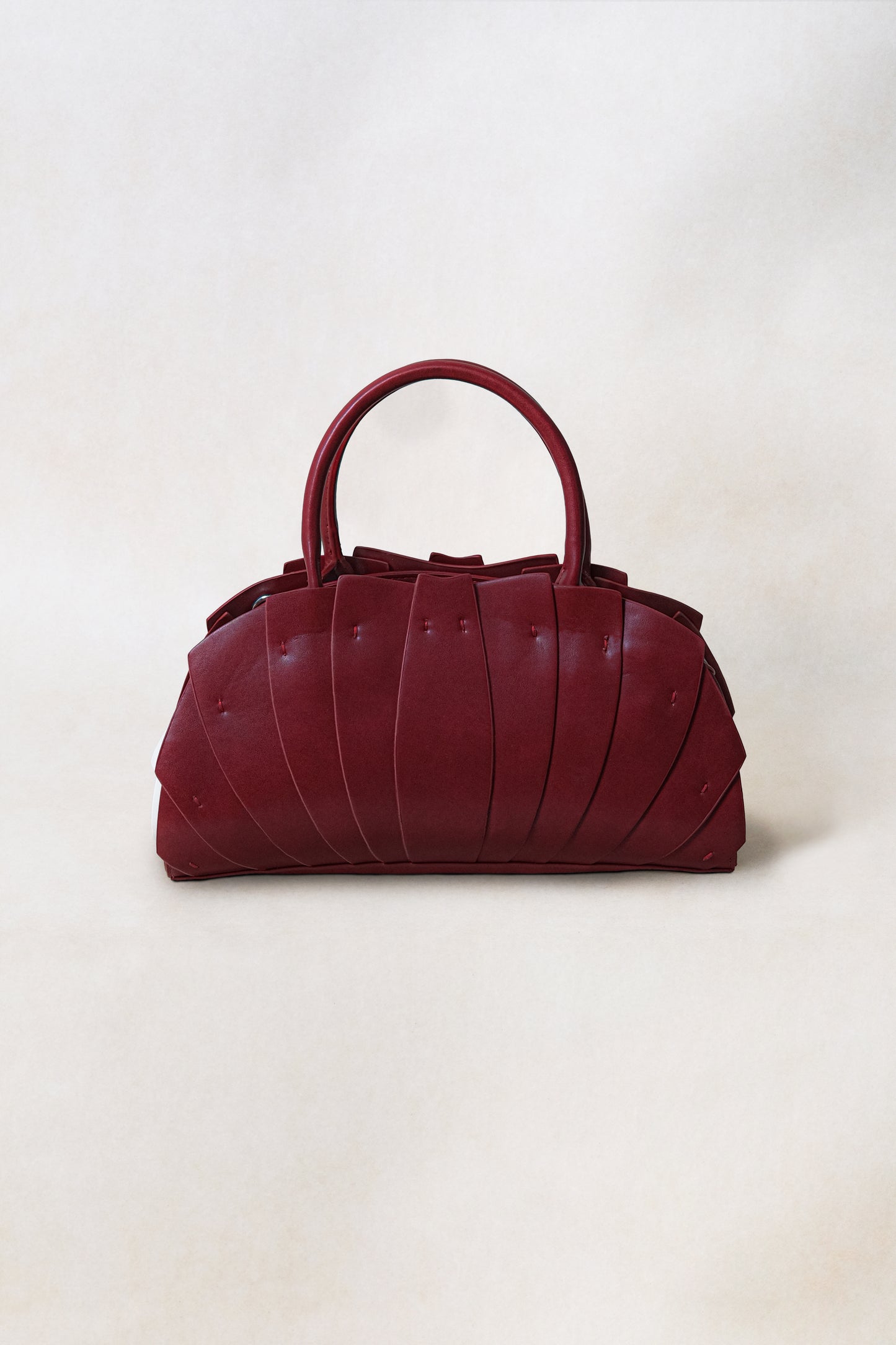 Artisan Lotus Grace Bag - Wine Red