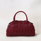 Artisan Lotus Grace Bag - Wine Red