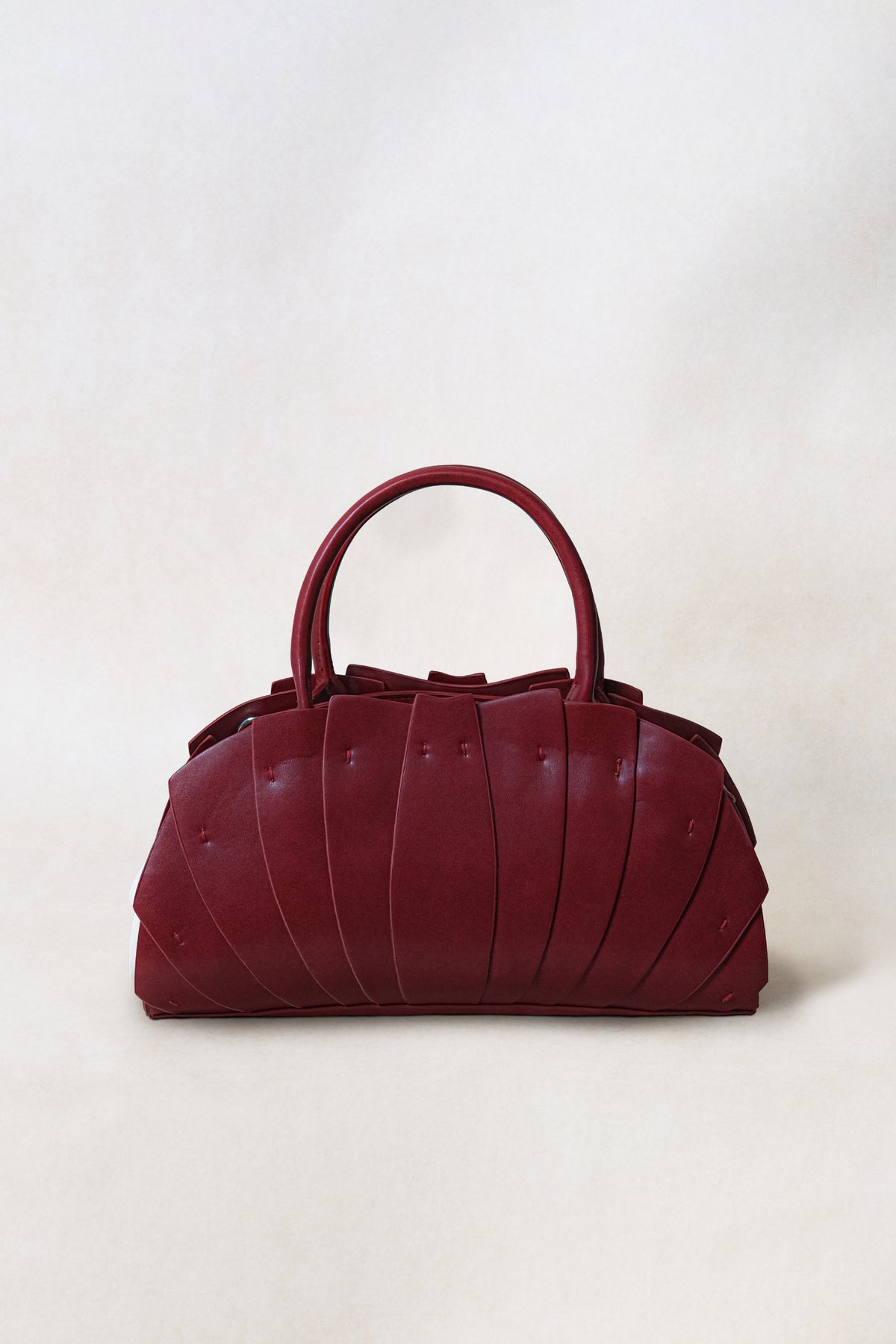 Artisan Lotus Grace Bag - Wine Red