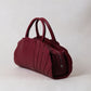 Artisan Lotus Grace Bag - Wine Red