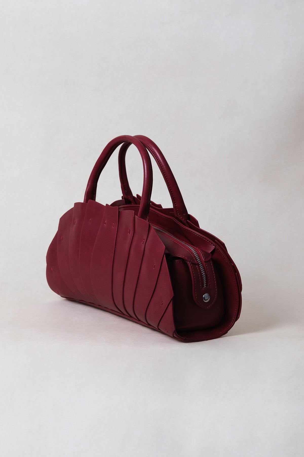 Artisan Lotus Grace Bag - Wine Red