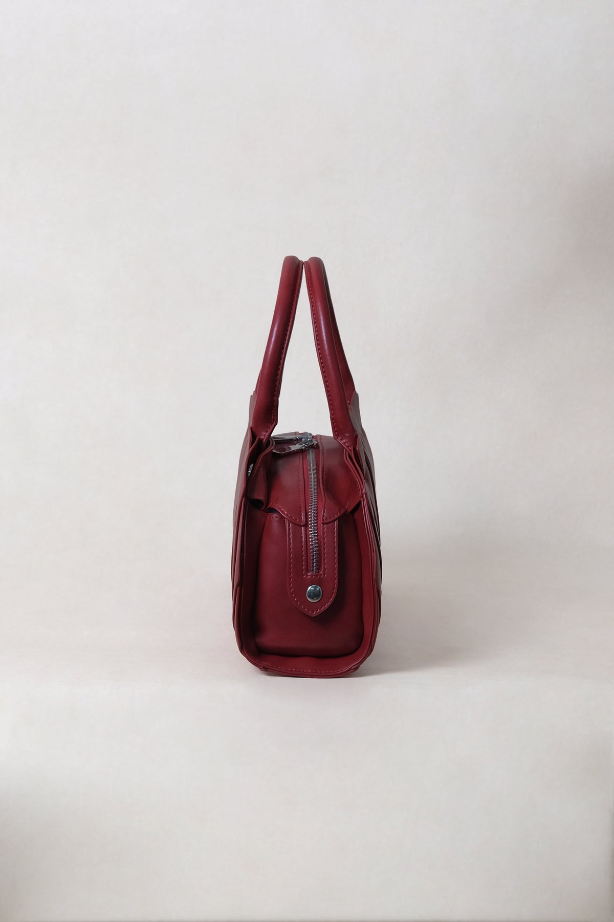 Artisan Lotus Grace Bag - Wine Red