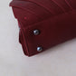 Artisan Lotus Grace Bag - Wine Red