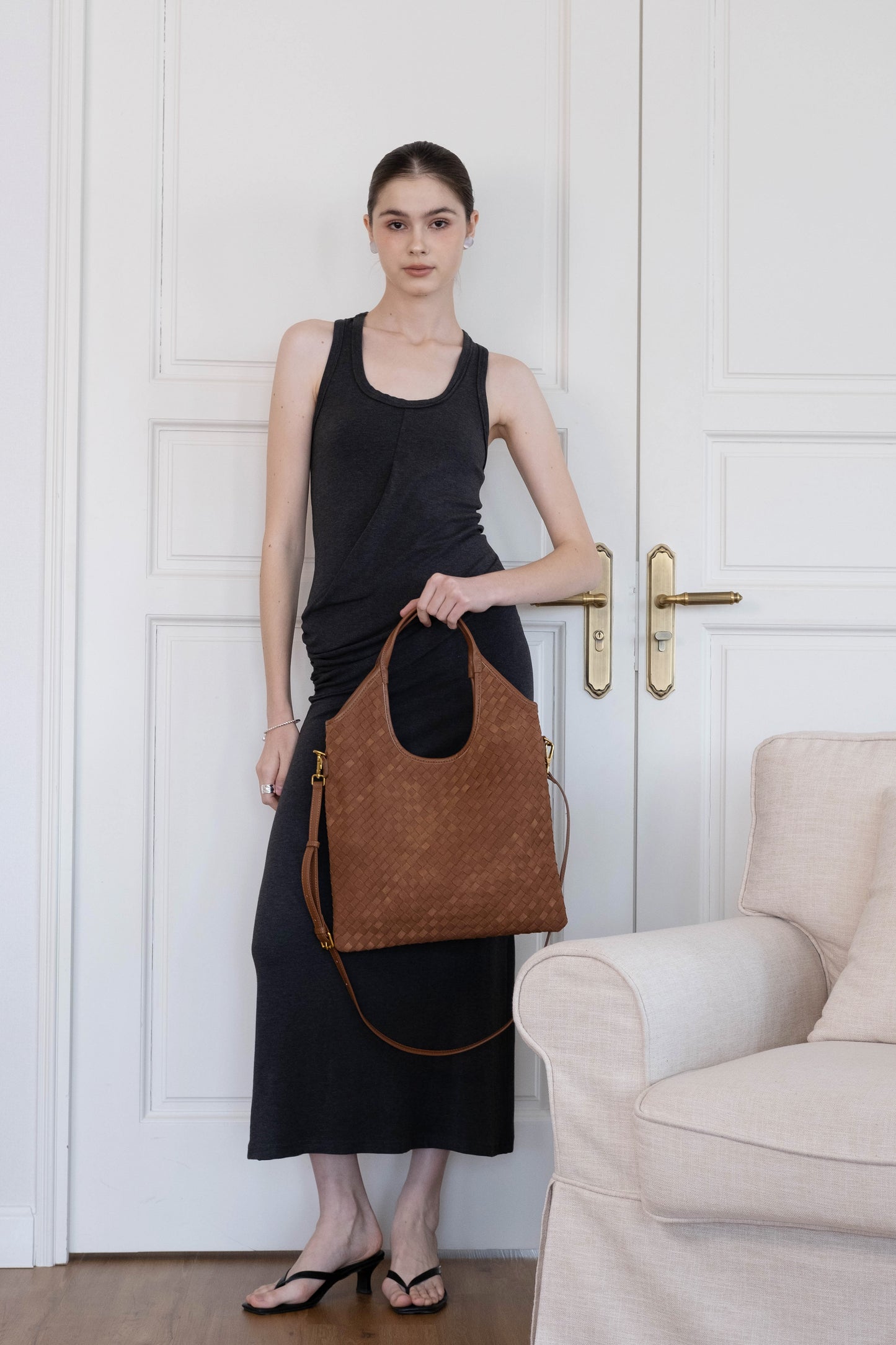 The Artisan Duo Tote - Chestnut